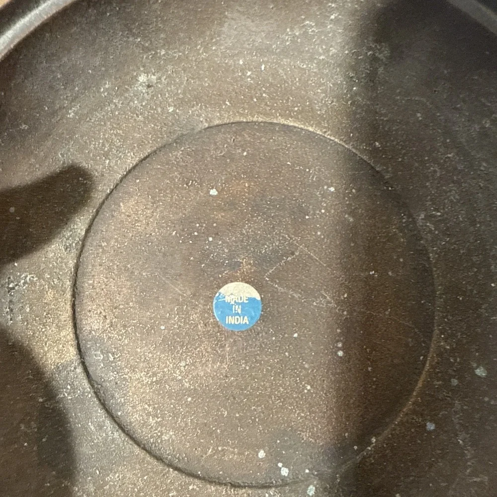 Vintage Brass Bowl-Made In India-Leaf‎ DesignTextured-6.5